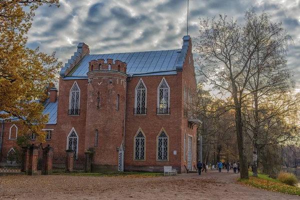 Rusia Tsarskoye Selo 2018 Edificios Del Almirantazgo Catherine Park Tsarskoe — Foto de Stock