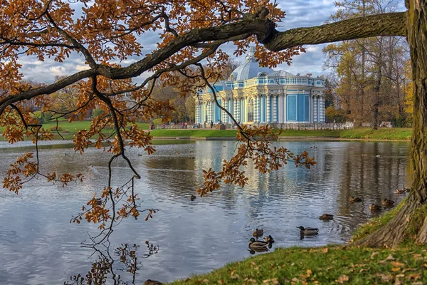 Ryssland Tsarskoye Selo 2018 Pavilion Grotto Och Cameron Gallery Catherine — Stockfoto