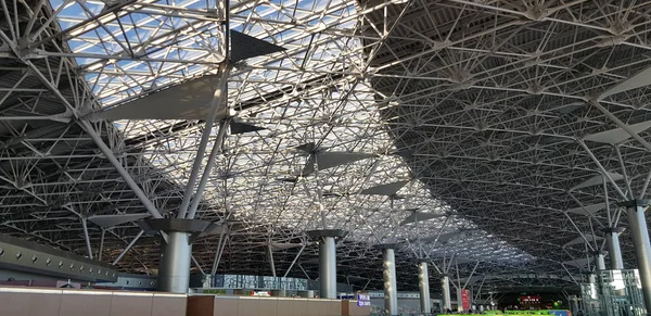 Rusya Moskova 2018 Vnukovo Uluslararası Havaalanı — Stok fotoğraf