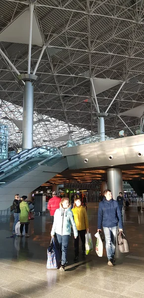 Rusya Moskova 2018 Vnukovo Uluslararası Havaalanı — Stok fotoğraf