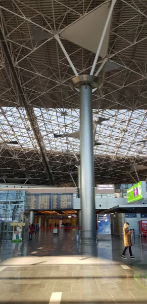 Rusia Moscú 2018 Aeropuerto Internacional Vnukovo — Foto de Stock