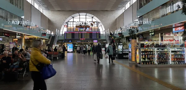 Russland Moskau 2018 Leningradsky Railway Station — Stockfoto