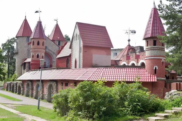 Russia Leningrad Region 2016 Hans Christian Andersen Fairy Town Children — Stock Photo, Image