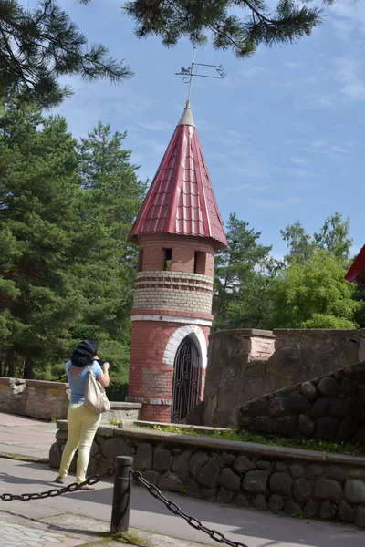 Russia Regione Leningrado 2016 Hans Christian Andersen Città Fatata Bambini — Foto Stock