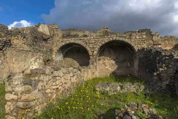 Włochy Pompeje 2018 Archeologiczne Ruiny Pompei Regionie Kampania Włoszech Europ — Zdjęcie stockowe