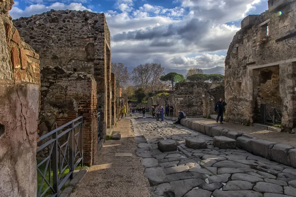 Italië Pompeii 2018 Archeologische Ruïnes Van Pompeii Regio Campanië Italië — Stockfoto