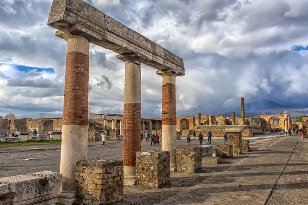 Italië Pompeii 2018 Archeologische Ruïnes Van Pompeii Regio Campanië Italië — Stockfoto