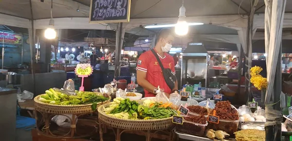 Ταϊλάνδη Pattaya 2018 Σούπες Και Άλλα Φαγητά Στην Αγορά Ταϊλανδικό — Φωτογραφία Αρχείου