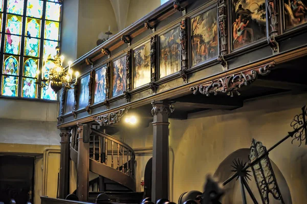 Estland Tallinn 2014 Oude Kerk Van Heilige Geest Interieur — Stockfoto