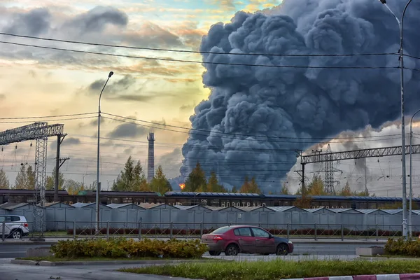 Rusland Petersburg 2015 Brand Auto Onderdelen Magazijnen — Stockfoto