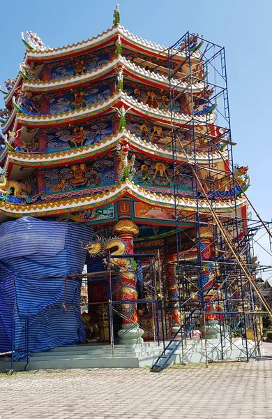 Chonburi Tailândia 2018 Ang Sila Chinese Temple Wihan Thep Sathit — Fotografia de Stock