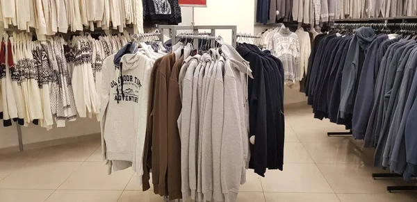 Rusko Petrohrad 2018 Prodej Pánského Oblečení Obchodě Zolla — Stock fotografie