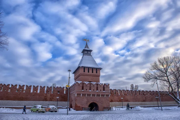 Rússia Tula 2019 Tula Kremlin Inverno — Fotografia de Stock