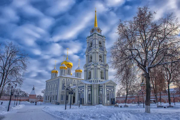 Cidade Tula Rússia Janeiro 2019 Edifício Catedral Assunção Tula Kremlin — Fotografia de Stock