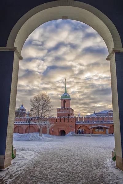 Ρωσία Τούλα 2019 Τούλα Κρεμλίνο Χειμώνα — Φωτογραφία Αρχείου