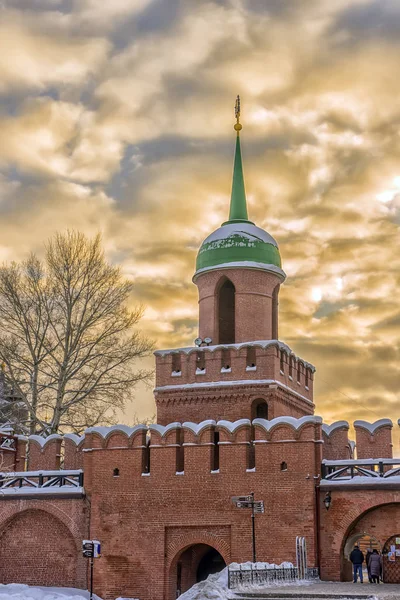 Россия Тула 2019 Тульский Кремль Зимой — стоковое фото