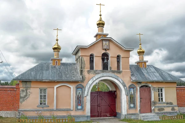 Rosja Karelia 2013 Vazheozersky Klasztor Spaso Preobrażenskij Męski Klasztor Rosyjskiego — Zdjęcie stockowe