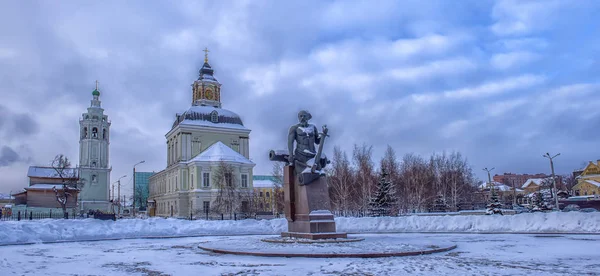 Oroszország Tula 2019 Nikolo Zaretsky Templom Ortodox Templom Tula Sírja — Stock Fotó