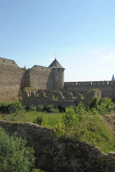 Rusia Ivangorod 2015 Antigua Fortaleza Rusa Ivangorod —  Fotos de Stock