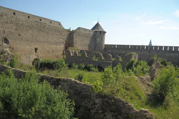 Rusia Ivangorod 2015 Antigua Fortaleza Rusa Ivangorod —  Fotos de Stock