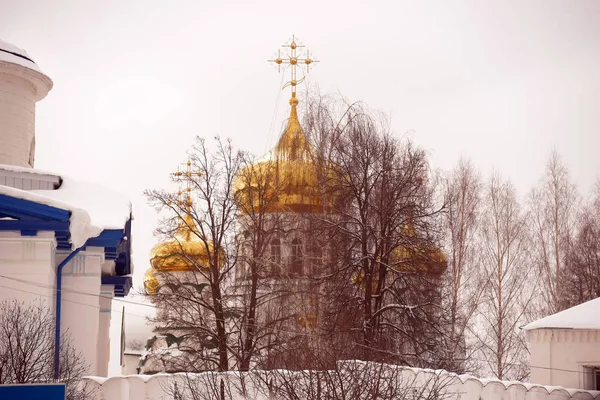 겨울에 하나님 수도원의 Raifsky 어머니 — 스톡 사진