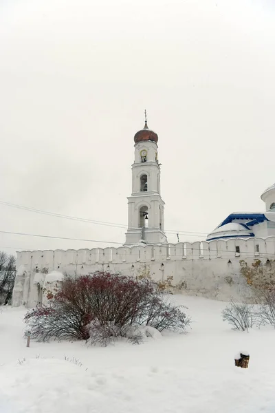 Raifsky moder Gud kloster i vinter — Stockfoto