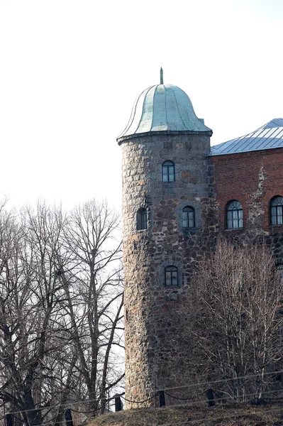 Hrad Vyborg na začátku jara — Stock fotografie