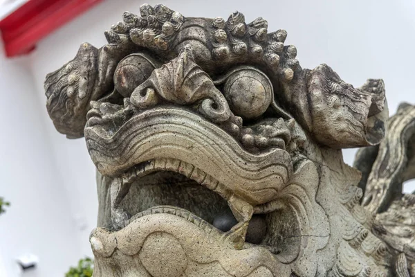 Stone Thai Lion Statue — Stock Photo, Image