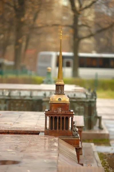 Санкт-Петербург в миниатюре "Мини-город" в Александровском парке, Г — стоковое фото
