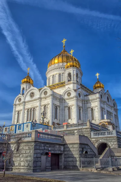 Die Kathedrale des Erlösers, Moskau, Russland — Stockfoto