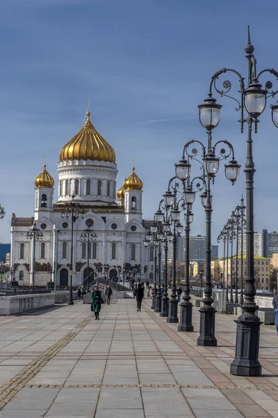 A Catedral de Cristo Salvador, Moscou, Rússia — Fotografia de Stock