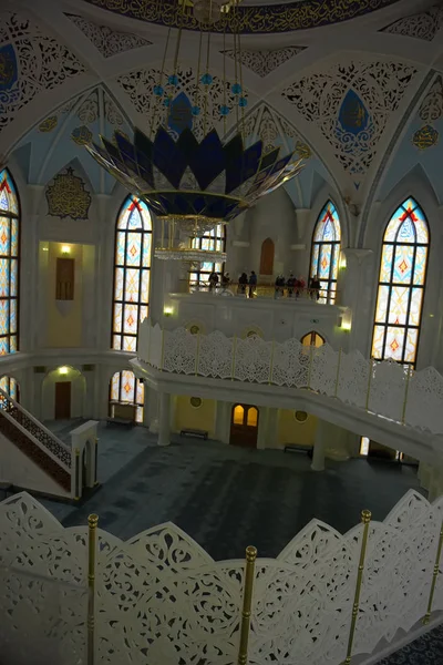 Kazan, Tatarstan, Russia - :inside the mosque kul-sharif, 2nd fl — Stock Photo, Image