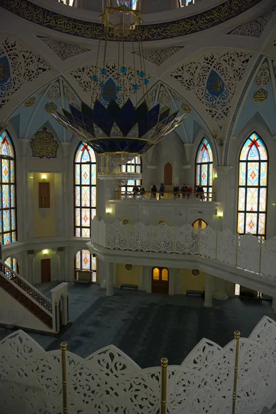 Kazan, Tatarstan, Russia - :inside the mosque kul-sharif, 2nd fl — Stock Photo, Image