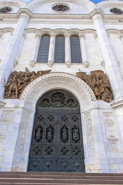 Fragment van externe meubelen van een christelijk tempel van de Chri — Stockfoto