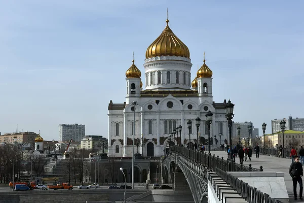 Catedral de Cristo Salvador em Moscou, Rússia — Fotografia de Stock