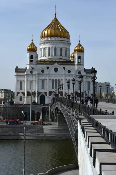 Καθεδρικός ναός του Σωτήρα Χριστού στη Μόσχα, Ρωσία — Φωτογραφία Αρχείου