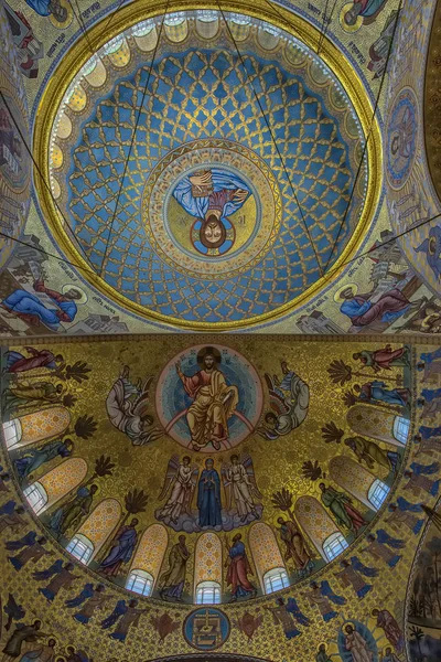 St. Nicholas Katedrali ve daha spesifik olarak Kronstadt Naval CA — Stok fotoğraf