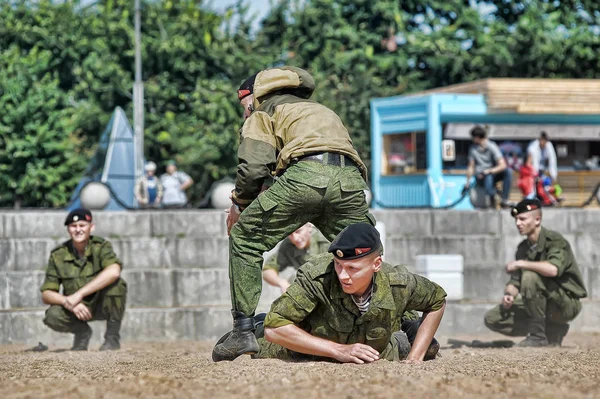 Demonstratieve prestaties van de Marine Corps — Stockfoto