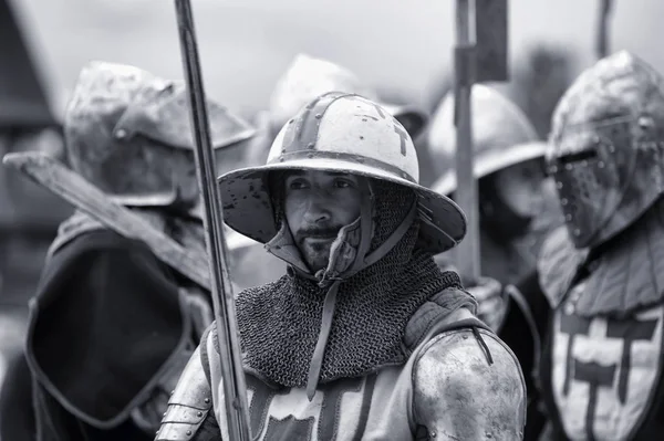 Festival de reconstrucción histórico-militar y culto medieval — Foto de Stock