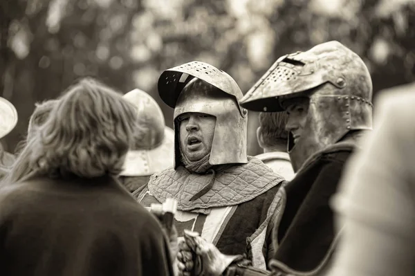 Festival van militair-historische reconstructie en middeleeuwse cultus — Stockfoto