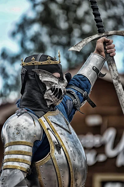 Festival de reconstrucción histórico-militar y culto medieval — Foto de Stock