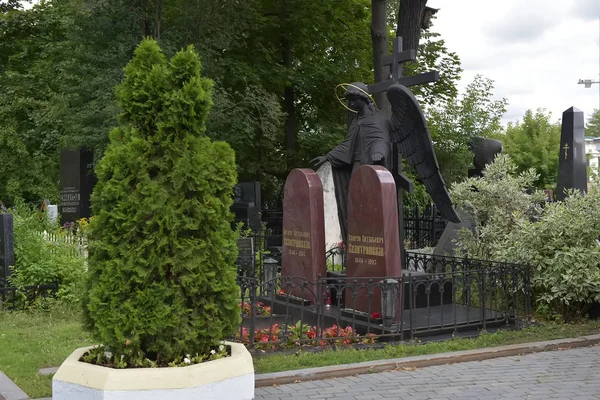 Vagankovskoye Cemetery in Moskou — Stockfoto