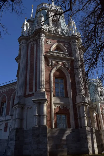 Edificios de parques y torres Tsaritsyno — Foto de Stock