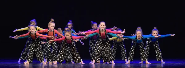 Russia Petersburg 2019 Performance Children Dance Collective Open Festival Creativity — Stock Photo, Image