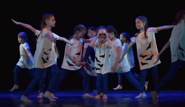 Rusland Petersburg 2019 Optreden Van Kinderdanscollectief Het Open Festival Van — Stockfoto