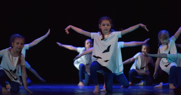 Russia Petersburg 2019 Performance Children Dance Collective Open Festival Creativity — Stock Photo, Image