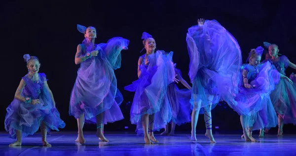 Rusland Petersburg 2019 Optreden Van Kinderdansgroep Ballet Chareografie Het Open — Stockfoto
