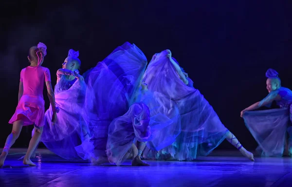 러시아 Petersburg 2019 Performance Childrens Dance Group Balny Chareography Open — 스톡 사진