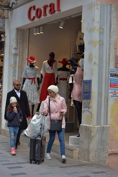 Turquía Estambul 2018 Istiklal Street Una Las Calles Peatonales Más — Foto de Stock