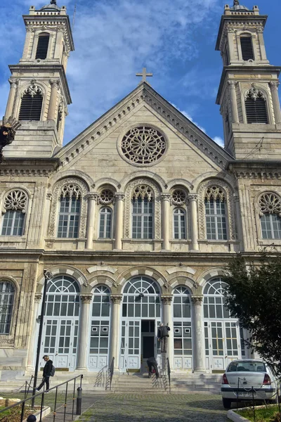 Turquía Estambul 2018 Iglesia Santísima Trinidad Iglesia Ortodoxa Archidiócesis Constantinopla —  Fotos de Stock